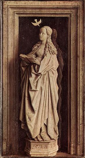 Jan Van Eyck Jungfrau der Verkundigung oil painting image